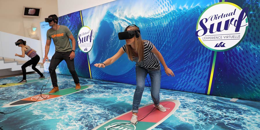 Virtual Surf, experiencia virtual