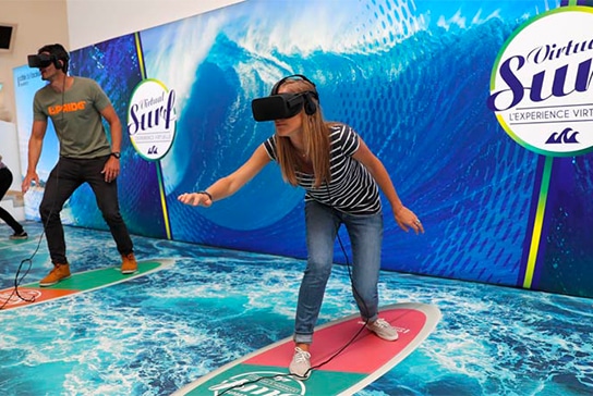 Virtual Surf, l’expérience virtuelle