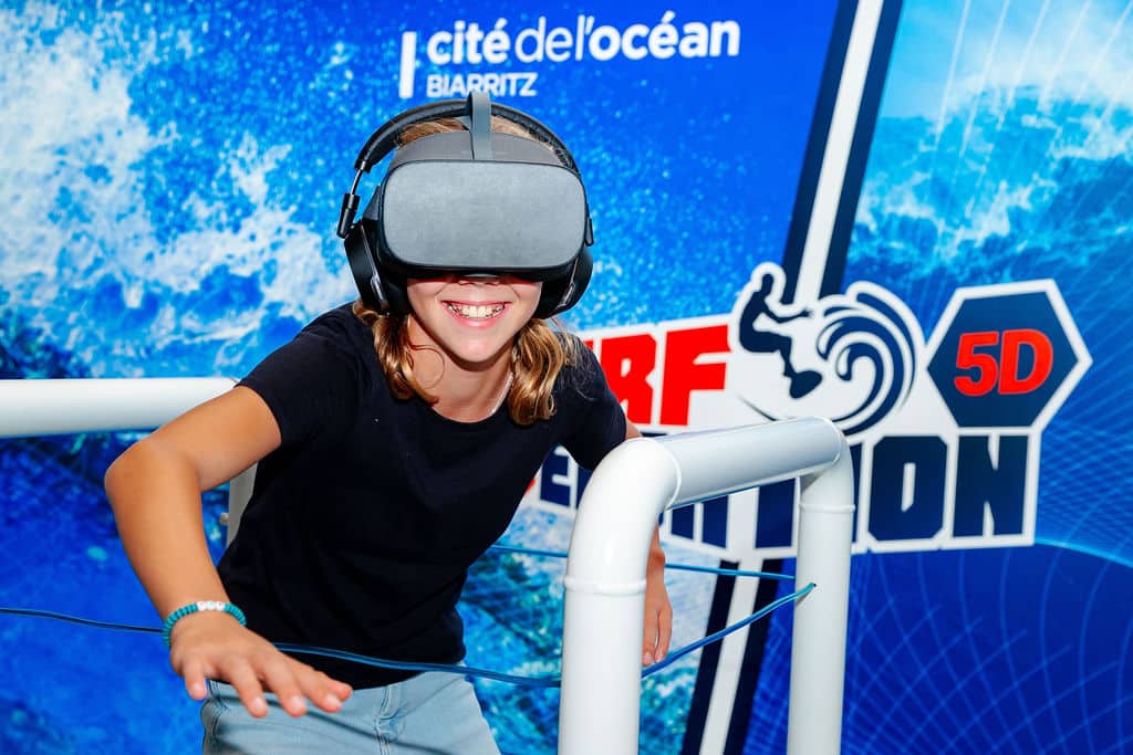 Animation sensorielle 5D avec simulation de surf dynamique